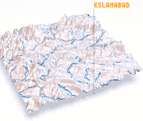 3d view of Eslāmābād