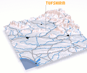 3d view of Ţūf Shīrīn