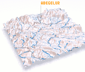 3d view of Āb-e Gelūr