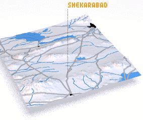 3d view of Shekarābād