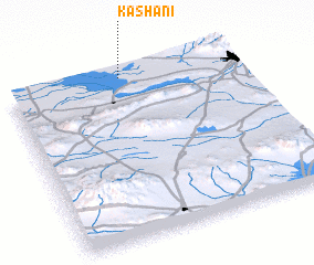 3d view of Kāshānī