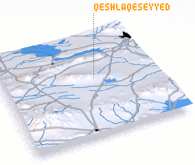 3d view of Qeshlāq-e Seyyed