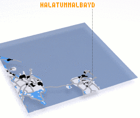 3d view of Ḩālat Umm al Bayḑ