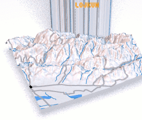 3d view of Loj Kūh