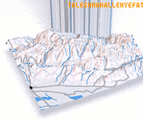 3d view of Ţālesh Maḩalleh-ye Fatūk