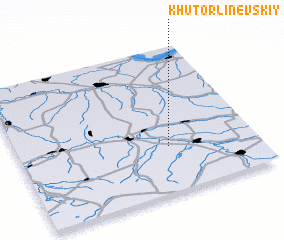 3d view of Khutor Linëvskiy