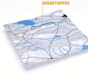 3d view of Anbār Tappeh