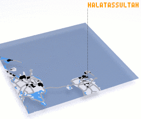 3d view of Ḩālat as Sulţah