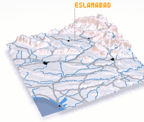 3d view of Eslāmābād