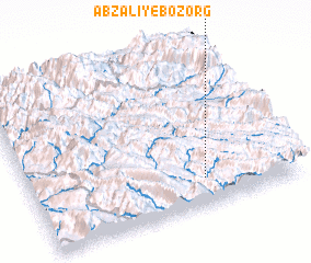 3d view of Ābzālī-ye Bozorg