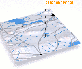 3d view of ‘Alīābād-e Rezāʼī