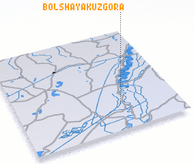 3d view of Bolʼshaya Kuzʼ-Gora
