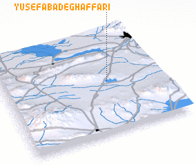 3d view of Yūsefābād-e Ghaffārī