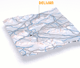 3d view of Delījān