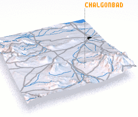 3d view of Chālgonbad