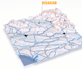 3d view of Bīdak Āb