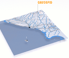 3d view of Gāv Sefīd