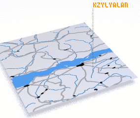 3d view of Kzyl-Yalan