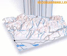 3d view of Kūzehgar Maḩalleh