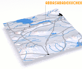 3d view of ‘Abbāsābād-e Kūchek