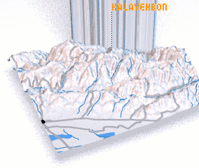 3d view of Kalāyeh Bon