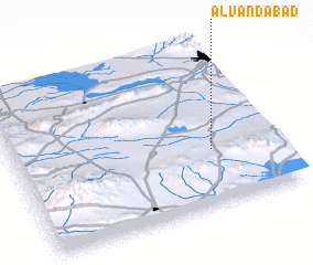 3d view of Alvandābād