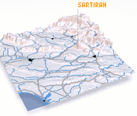 3d view of Sar Tīrah