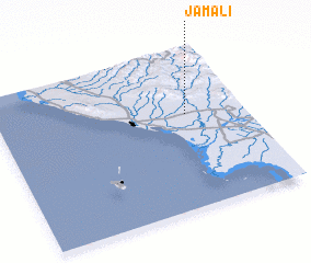 3d view of Jām ‘Alī