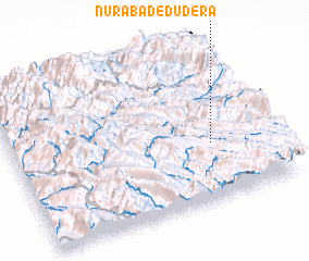 3d view of Nūrābād-e Dūderā\