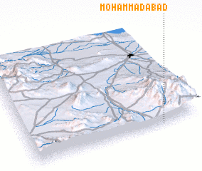 3d view of Moḩammadābād