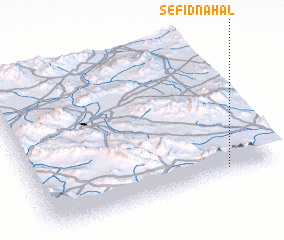 3d view of Sefīd Nahāl