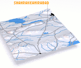 3d view of Shahrak-e Amīrābād