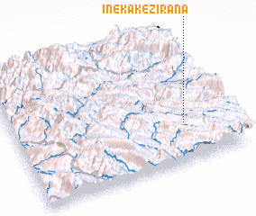 3d view of Īnekak-e Zīrānā