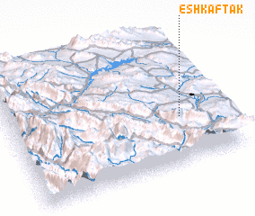 3d view of Eshkaftak