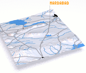 3d view of Mardābād