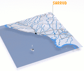 3d view of Sar Rūd