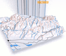 3d view of Kashkū