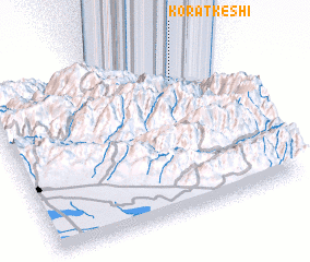 3d view of Korāt Keshī