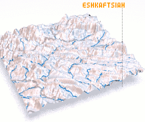 3d view of Eshkaft Sīāh