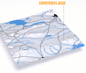 3d view of Shīrīn Bolāgh