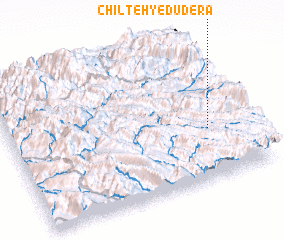 3d view of Chīlteh-ye Dūderā\