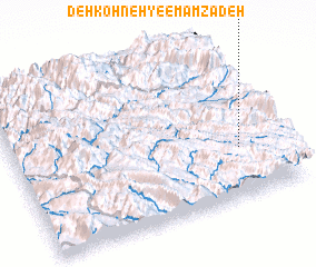 3d view of Deh Kohneh-ye Emāmzādeh