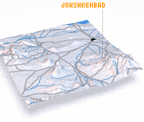 3d view of Jowshkeh Bād