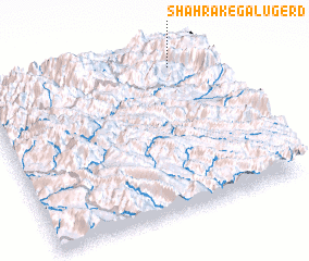 3d view of Shahrak-e Galū Gerd