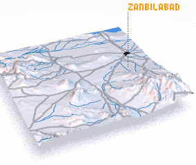 3d view of Zanbīlābād