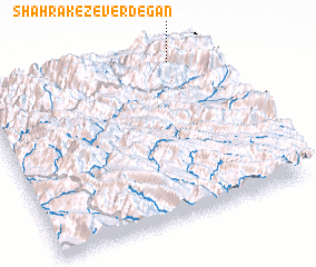 3d view of Shahrak-e Zeverdegān