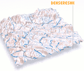 3d view of Deh Sereshk