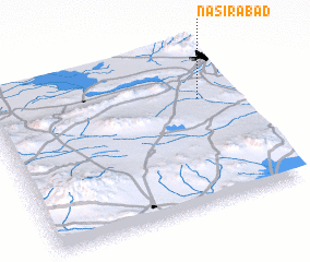 3d view of Naşīrābād