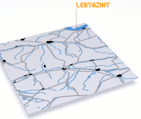 3d view of Lebyazhiy