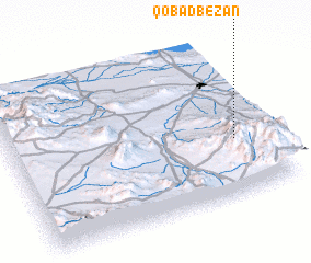 3d view of Qobādbezan